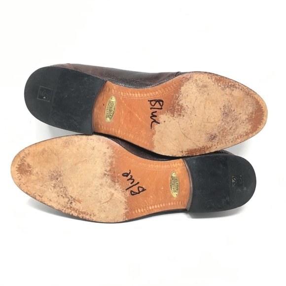 Giorgio Brutini Loafers Shoes Size 9 Brown Lizard main image 6